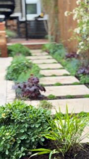 Creating interesting paths with interesting planting. Save this for future reference so you too can also have a path worth wondering through…

We used the following plants:

Asplenium Scolopendrium
Bergenia Cordifolia White
Blechnum Spicant
Erigeron Karvinskianus
Hakonechloa Macra
Heuchera Plum Pudding
Miscanthus Sinensis
Muehlenbeckia Complexa
Pittosporum Tobira Nanum
Soleirolia Soleirolii
Stipa Tenuissima
Trachelospermum Jasminoides
Festuca Glauca Blue
.
.
.
#plantingplan #pathplanting #gardenpath